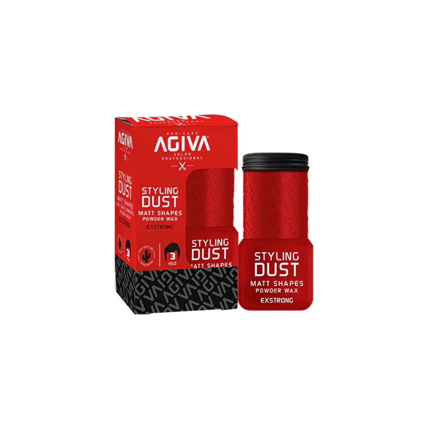 Agiva Styling Hair Powder Wax Exstrong Red 20g